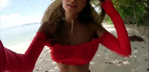  Fuck on the Beach with Melena Maria Rya